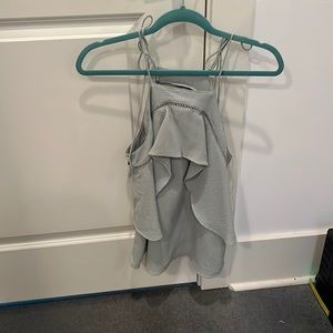 Adjustable tie detail tank top